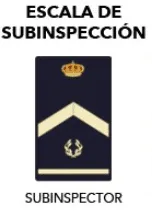 divisas policia nacional escala subinspección