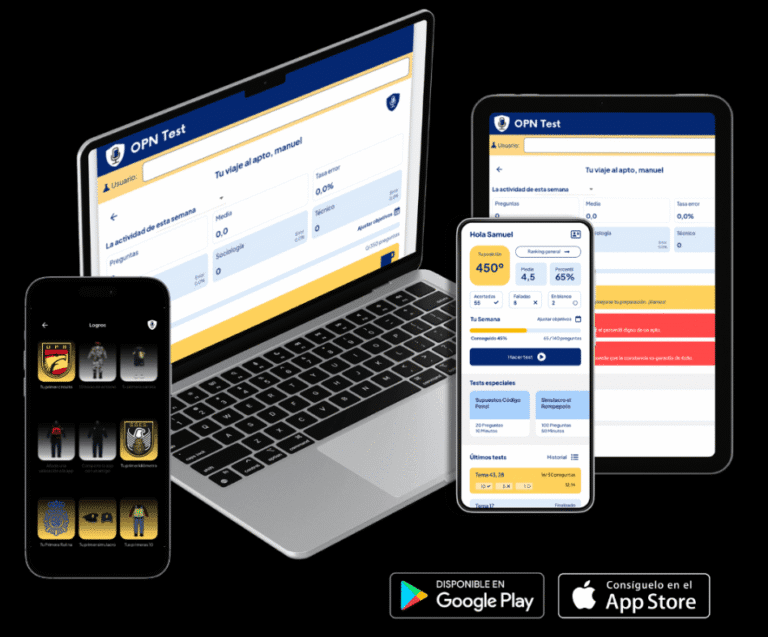 app test para la oposición a policia nacional